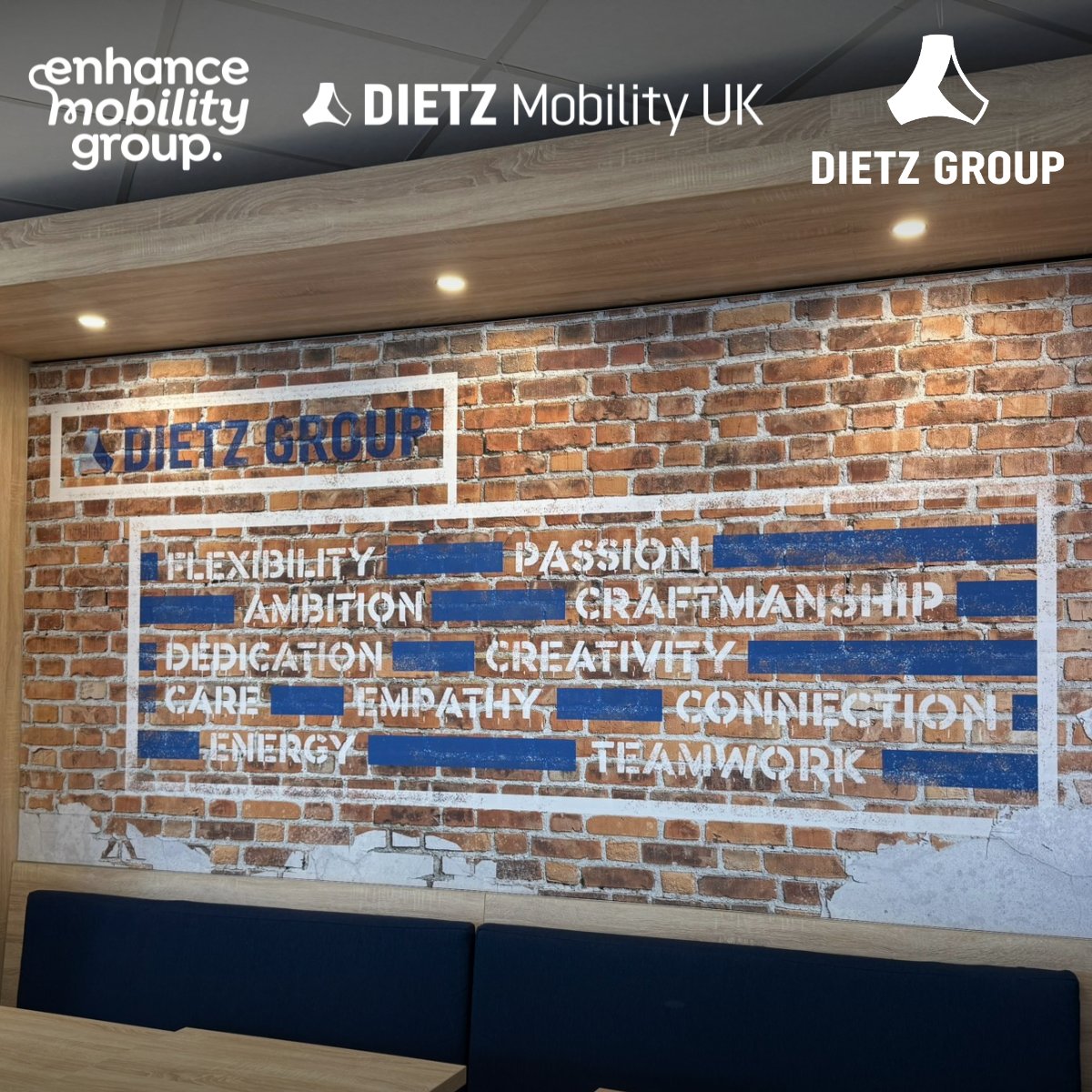🌟 Ever Wondered What Values Drive Innovation at DIETZ GROUP? 

As we walked past, we reflected on how these principles come to life!

#DietzGroup #InnovationWithCare #MobilitySolutions #Teamwork #Craftsmanship