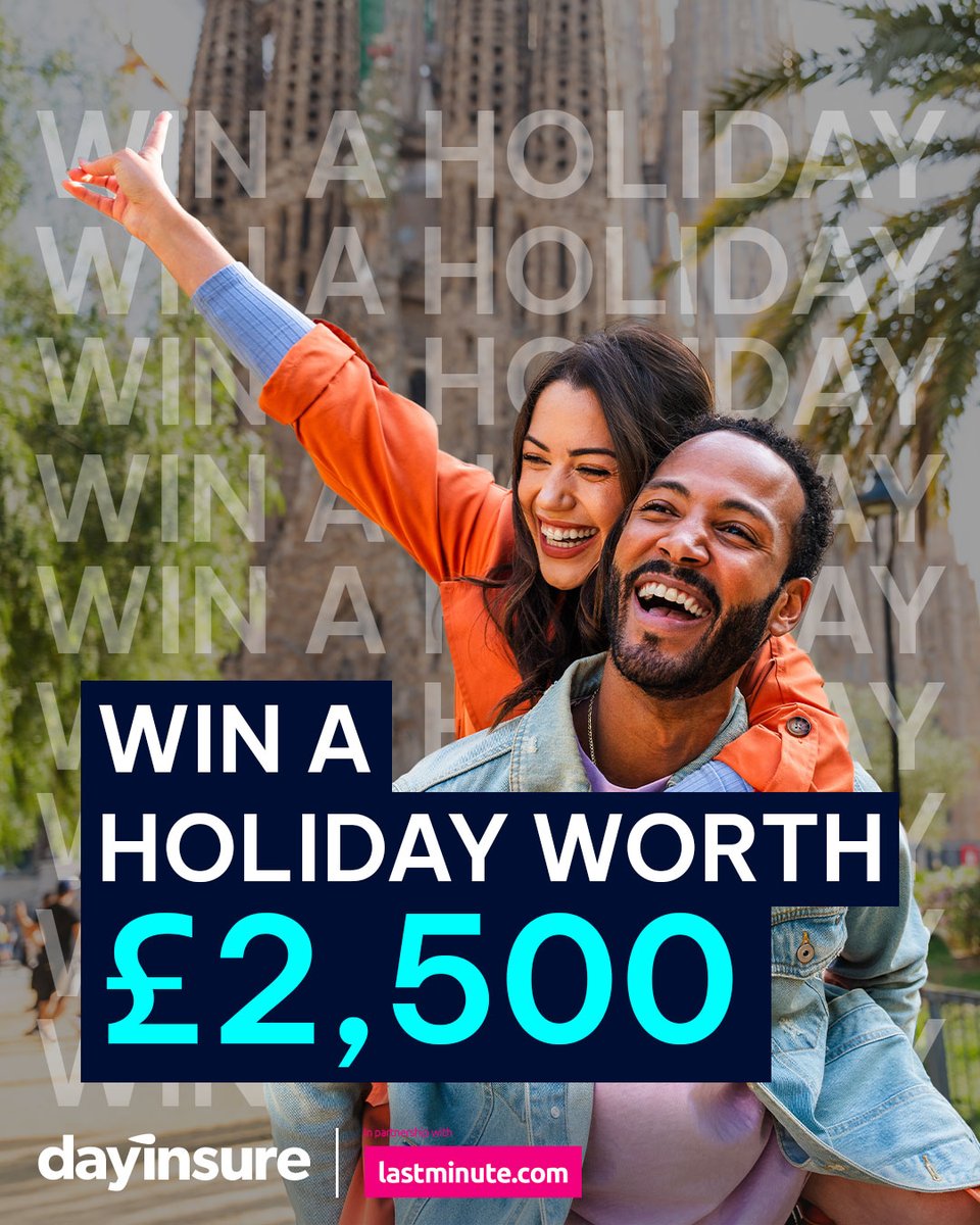 ⏳ There’s still time to enter our summer giveaway, but not for long - entries close on 31st July! 

🏖️ Prize: A £2,500 holiday voucher with lastminute.com
🛫 Get a quick, no-obligation quote via the link and you’ll be entered into the prize draw: bit.ly/3FVRkbZ