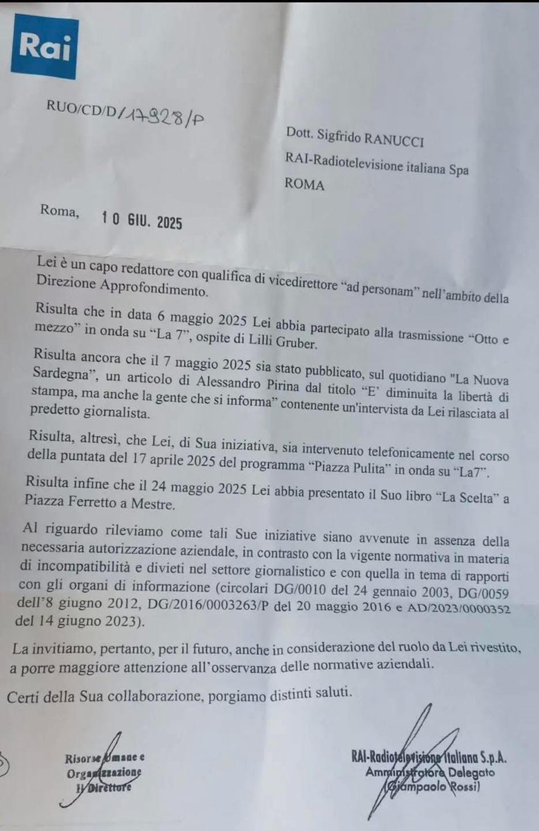 dukana2's tweet photo. Minacce a @reportrai3 da #FascioRai ๐#ORROREEEE https://t.co/6xfdoI6LL7