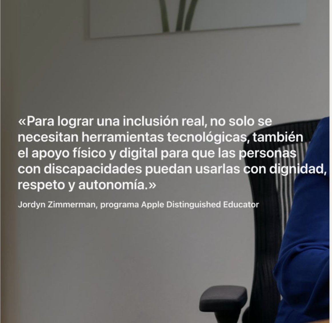 Jon Ander Orcera (@jonorcera) on Twitter photo Próxima formación: Swift Accessibility Program 2025, única convocatoria anual, dirigida por <a href="/jcfmunoz/">Julio César Fernández </a> y con 2 Masterclass de <a href="/jonathanchacon/">Jonathan Chacón</a> y <a href="/dadederk/">Daniel Devesa Derksen-Staats</a>🤯.
⌛️7 de Julio. lnkd.in/du2zdAPe
Imagen extraída de la web de Apple. Próxima formación: Swift Accessibility Program 2025, única convocatoria anual, dirigida por <a href="/jcfmunoz/">Julio César Fernández </a> y con 2 Masterclass de <a href="/jonathanchacon/">Jonathan Chacón</a> y <a href="/dadederk/">Daniel Devesa Derksen-Staats</a>🤯.
⌛️7 de Julio. lnkd.in/du2zdAPe
Imagen extraída de la web de Apple.