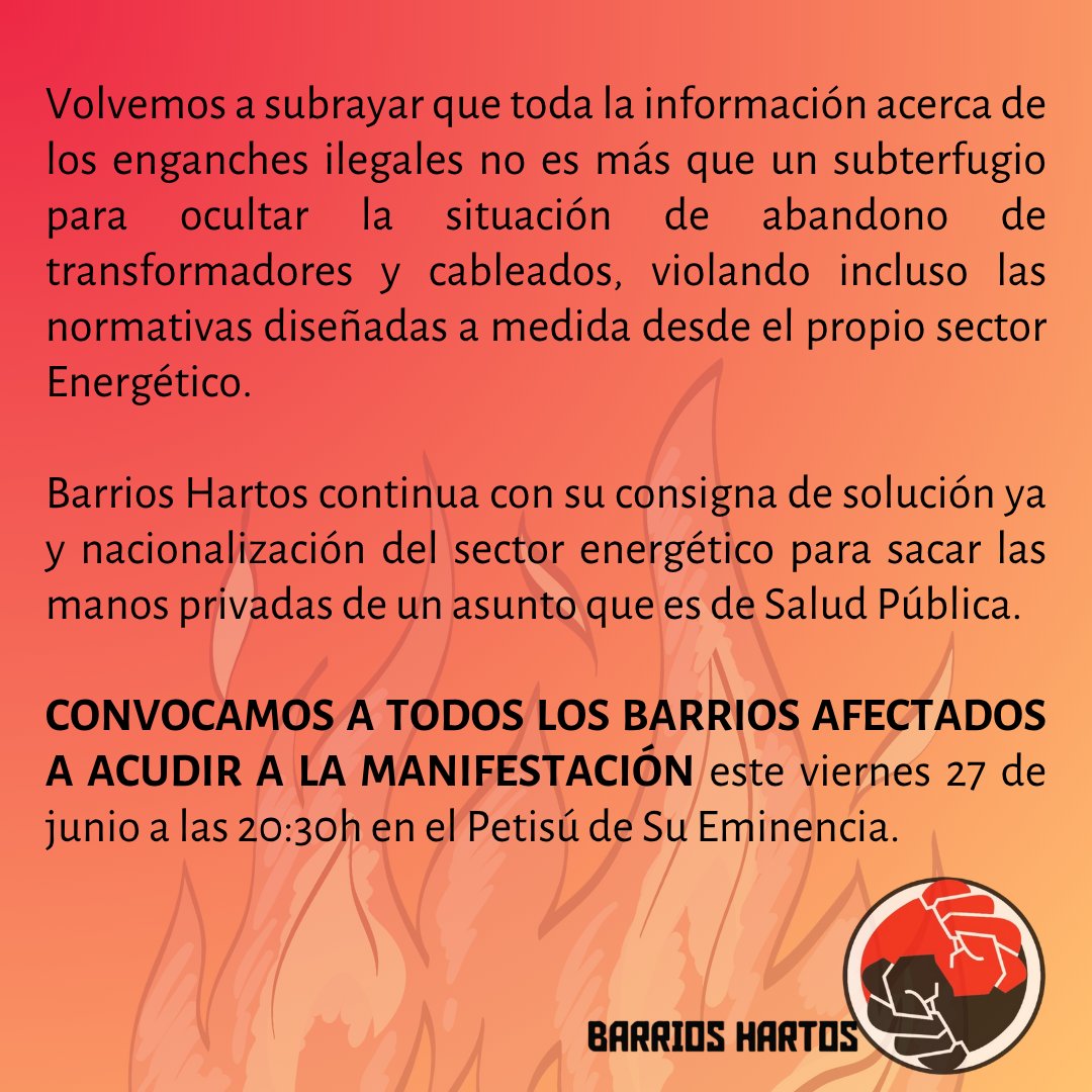 ✍️JUEVES 26 a las 20.30 h en el Petisu de Su Eminencia, recogida de firmas
📜VIERNES 27 a las 13 h entrega de firmas en el Centro Cívico Su Eminencia
📢VIERNES 27 a las 20.30 h MANIFESTACIÓN del Petisu al Centro Cívico Su Eminencia