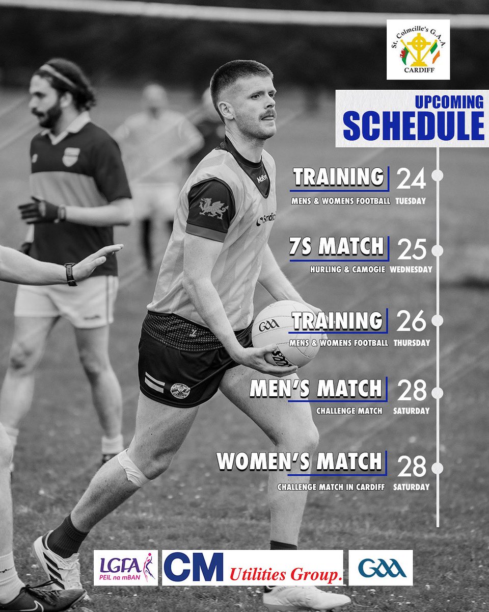 A busy week ahead for all our teams 💪🏼
