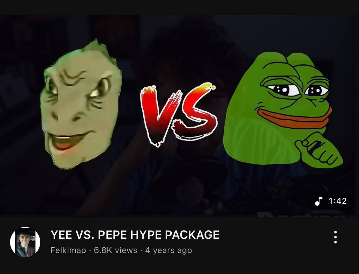 chenjiafu520's tweet photo. $yee 与 $pepe  $doge 并立为远古三神的三个远古meme，DOGE和PEPE都先后完成了百亿级别的使命，接下来这个使命接由YEE来接管下去。 YEE还有一个称号就是PEPE杀手，PEPE的天敌。 https://t.co/g8oqkWSY24