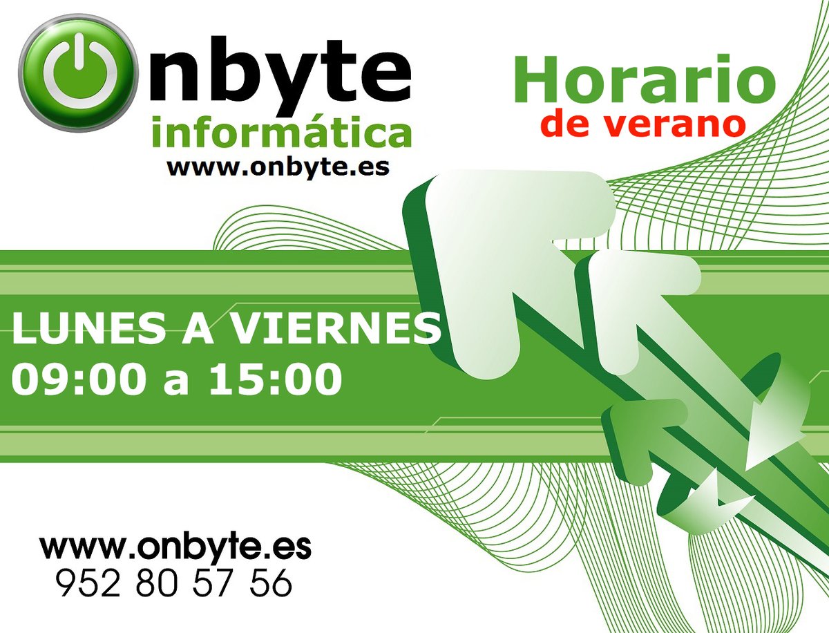 OnbyteTech's tweet photo. ☀️ 🌊¡Llegó el verano!  ☀️ 🌊 🌴⛱️🌴🏖️

🕒 A partir del lunes 30 de junio y hasta el 31 de agosto, estrenamos horario de verano  🕒

#HorarioDeVerano #Onbyte #Verano2025 #Estepona #CambioDeHorario #SummerVibes #TecnologíaYVerano https://t.co/6POKsEGNfp