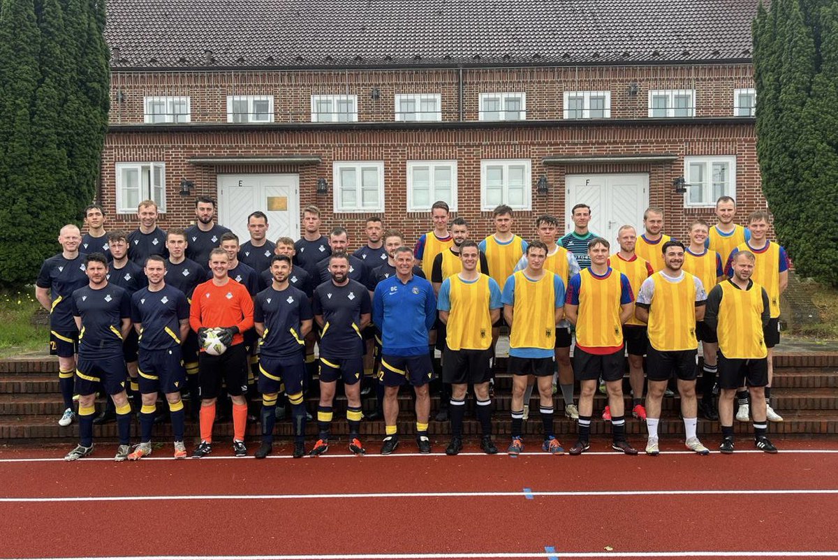 Britannia Royal Naval College (@dartmouthbrnc) on Twitter photo They think it’s all over…🤔
BRNC 🇬🇧 v 🇩🇪 German Naval Academy #Mürwik
A 4-3 win 🏆 for BRNC on German soil! 👏⚽️👏⚽️👏⚽️
#LeadWithCourage
#BRNC120
<a href="/RNJobsUK/">Royal Navy Jobs</a>
<a href="/NAVYfit/">NAVYfit</a>
<a href="/deutschemarine/">Deutsche Marine</a>
<a href="/CaptAndyBray/">Andrew Bray</a> They think it’s all over…🤔
BRNC 🇬🇧 v 🇩🇪 German Naval Academy #Mürwik
A 4-3 win 🏆 for BRNC on German soil! 👏⚽️👏⚽️👏⚽️
#LeadWithCourage
#BRNC120
<a href="/RNJobsUK/">Royal Navy Jobs</a>
<a href="/NAVYfit/">NAVYfit</a>
<a href="/deutschemarine/">Deutsche Marine</a>
<a href="/CaptAndyBray/">Andrew Bray</a>