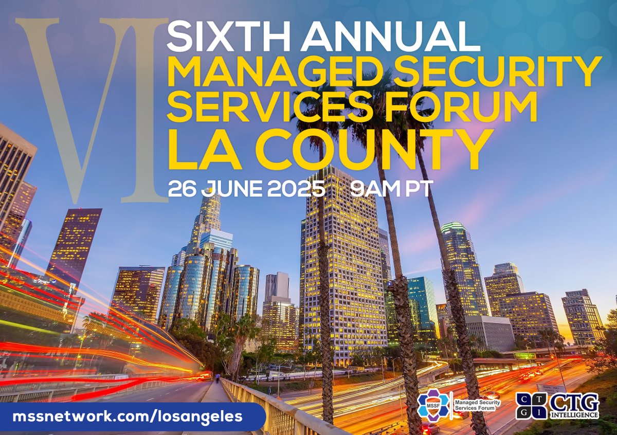 CtgIntelligence's tweet photo. View the stellar agenda for this week's Sixth Annual #MSSLACounty https://t.co/pkdLCTgfnE thank you to our amazing supporters including @360Soc Judy Security @hakdefnet @stellarcyberai Virtually Testing Foundation @Sourcepass1 #MSSNetwork https://t.co/ONviZ2H4ly