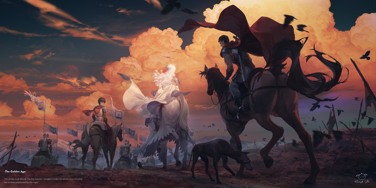 RECNEPSsais's tweet image. -黃金時代-
-The Golden Age-
#BERSERK #ベルセルク #Casca #Griffith #Guts