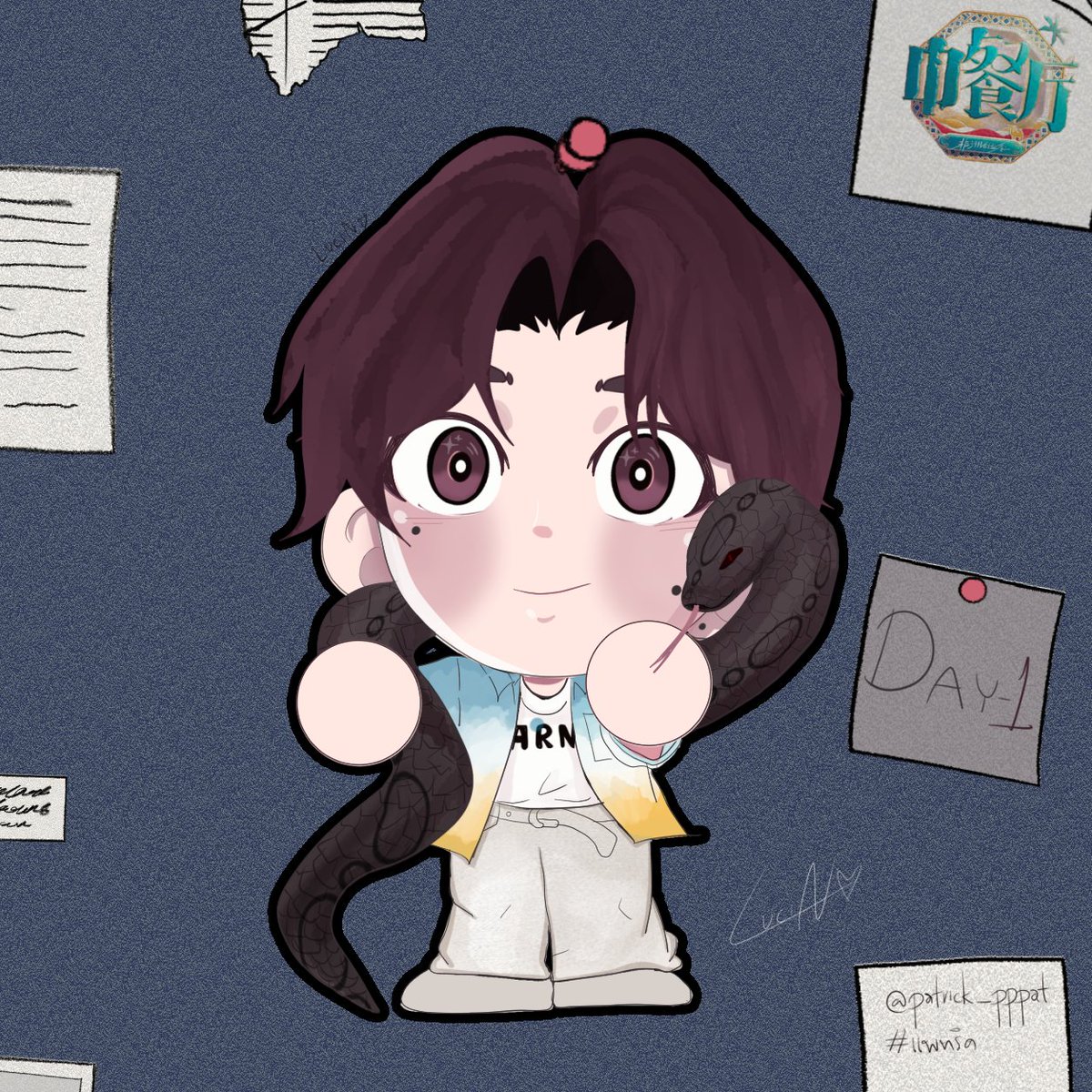 1 Day🌟 

#PatrickFanartCR9 #TheChineseRestoS9xPatrick

<a href="/patrick_pppat/">Patrick</a>

#TheChineseRestaurantS9 #แพทริค 
#PatrickFinkler #中餐厅9