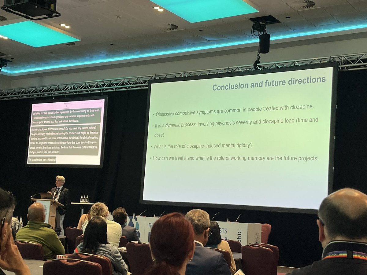 dr_l_evans's tweet image. Thought-provoking talk about the OCD and schizophrenia continuum by Dr Emilio Fernandez-Egea.
