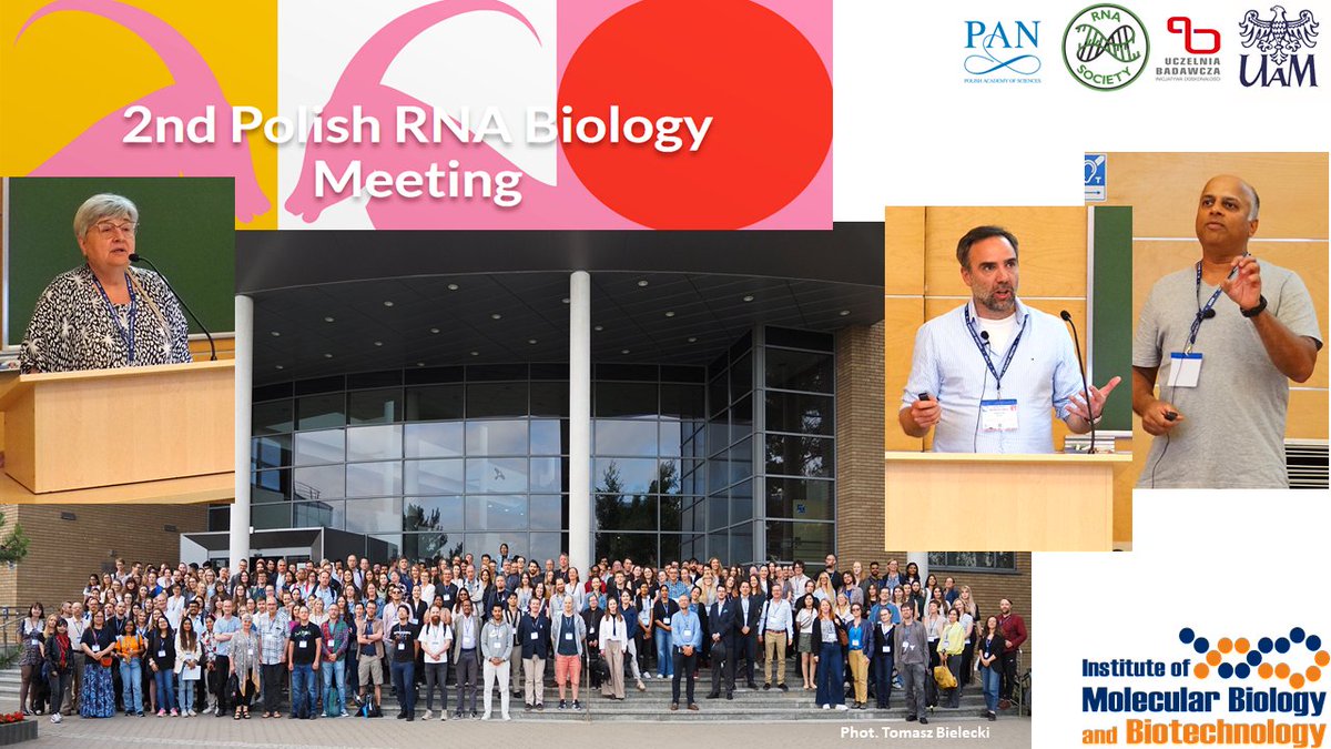IMBB AMU Poznań (@uam_ibmib) on Twitter photo 2nd Polish RNA Biology Meeting in #Poznan co-organized by <a href="/UAM_IBMiB/">IMBB AMU Poznań</a> has started yesterday evening with talks of Ramesh Pillai & Sebastian Glatt <a href="/GlattSebastian/">Sebastian Glatt</a>! Many more great talks, posters & discussions ahead - welcome all partcipants! #PolishRNABiologyMeeting 2nd Polish RNA Biology Meeting in #Poznan co-organized by <a href="/UAM_IBMiB/">IMBB AMU Poznań</a> has started yesterday evening with talks of Ramesh Pillai & Sebastian Glatt <a href="/GlattSebastian/">Sebastian Glatt</a>! Many more great talks, posters & discussions ahead - welcome all partcipants! #PolishRNABiologyMeeting