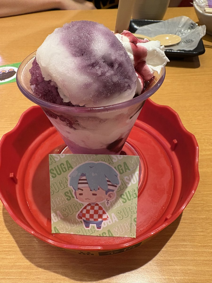 さっそく娘とスシロー🍣
ピックがさっそくj-hope💜✨
娘は一発でナムさん当てる引きのよさ🎯