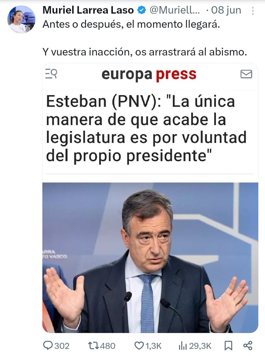Hoy, me reafirmo:

Aitor, ya no tiene gasolina tu tractor.