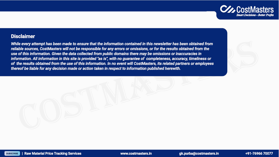 Silver Prices Climb 13.56% Since Dec'24

Driven by high demand from solar, EVs, and semiconductor sectors, silver prices continue to gain. Supply constraints and the rise of AI &amp; smart tech are only adding fuel to the fire.

🌐 costmasters.in | 📩 gk.purba@costmasters.in