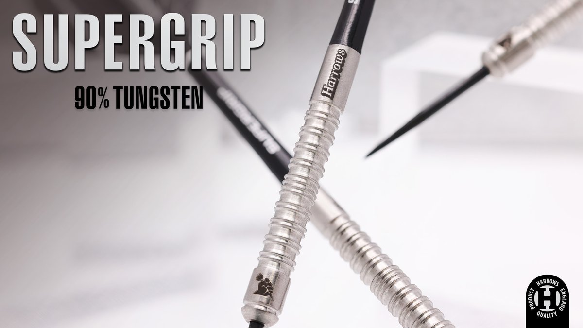 HarrowsDarts's tweet image. Which version of the ever popular Supergrip is your go-to?

✨ Classic Natural Tungsten
🖤 Sleek Black Edition

Tell us your favourite below 👇

#MadeInEngland #HarrowsDarts