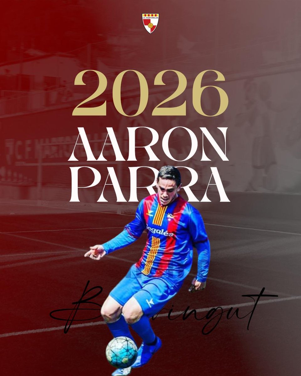 CF Martorelles (@cfmartorelles) on Twitter photo ✍️  Aaron Parra nou jugador del Martorelles.
Experiència, lideratge i competitivitat que ens ajudaran la temporada vinent, provinent del Caldes, Aaron se suma al projecte.
Sort i éxits ! 🔴⚪️ ✍️  Aaron Parra nou jugador del Martorelles.
Experiència, lideratge i competitivitat que ens ajudaran la temporada vinent, provinent del Caldes, Aaron se suma al projecte.
Sort i éxits ! 🔴⚪️