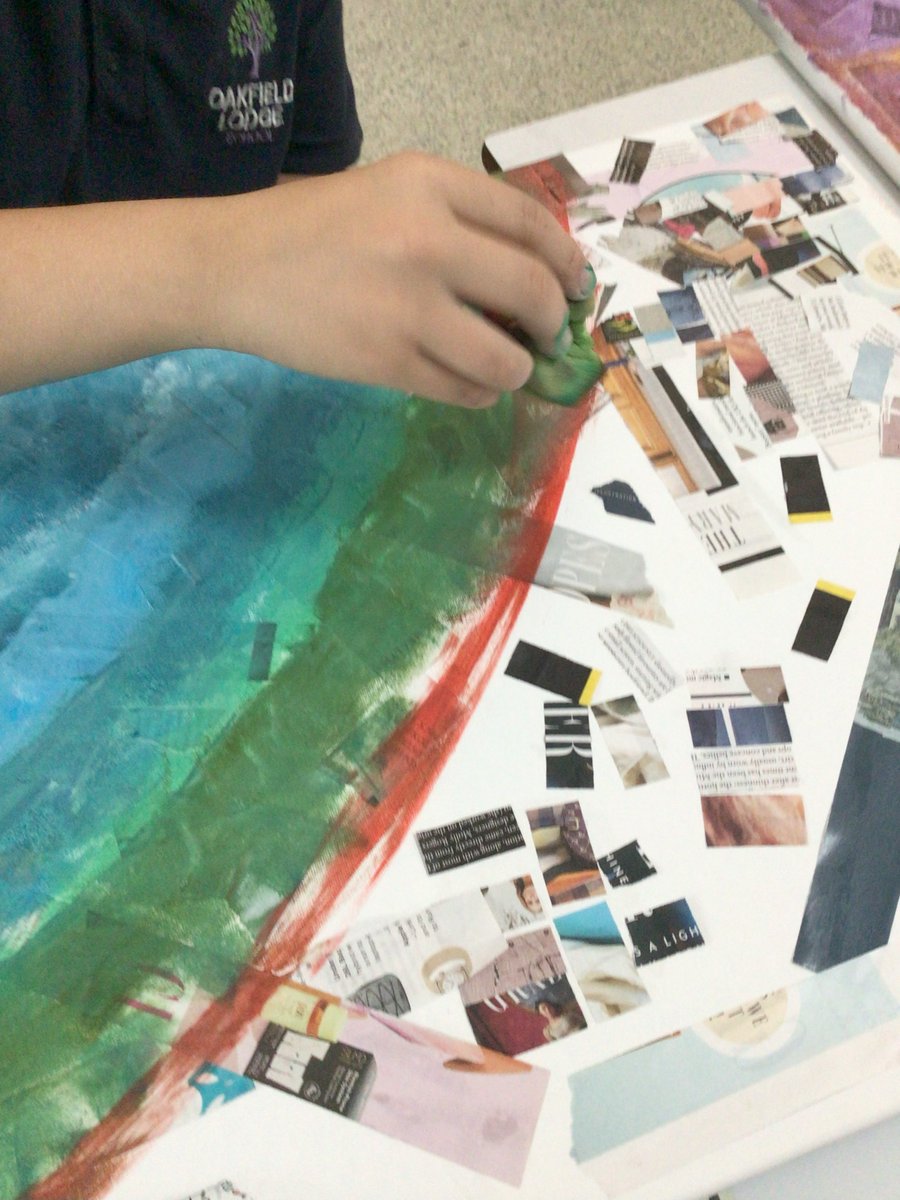 Fantastic art lesson with year 9 today - creating cityscape canvases inspired by Tony Cragg, Mark Bradford and Banksy......watch this space for the final pieces 🎨