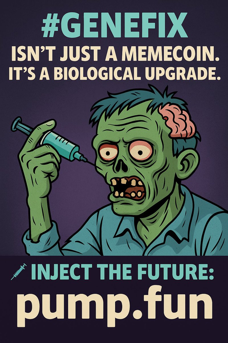 FelixCapital13's tweet photo. 🧬 $GENEFIX isn’t just a memecoin.
It’s a biological upgrade.

💉 Inject the future: https://t.co/D4OzAHFBcJ
🧠 Join the mutation lab: https://t.co/y4APrQXUvg

#GENEFIX #InjectThePump #CryptoEvolution #pumpfun #FelixCapital https://t.co/mFutHEVHBw