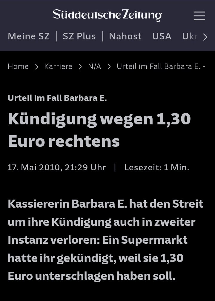 Bei 1,30 € Schaden wird man gekündigt, bei mehrere MILLIARDEN € Schaden Fraktionsvorsitzender. 

#SpahnRücktritt