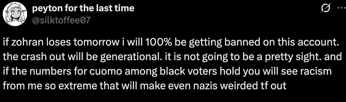 Lol, they were saying shit like this as recently as yesterday. We missed out on generational racism