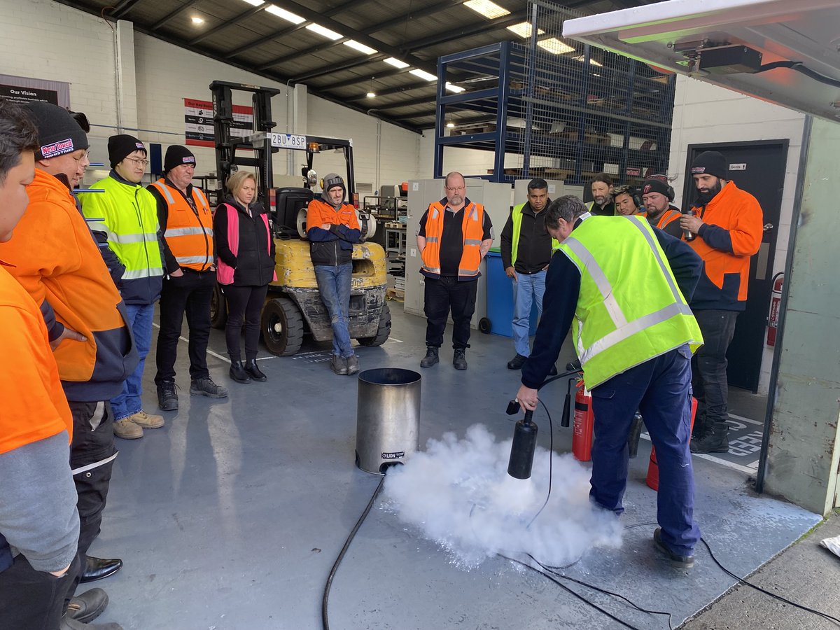 newtouchlaser's tweet photo. Big thanks to Troy from Chubb for coming out and taking us through fire safety training.
It was a really informative and easy-to-follow session — we all took something away from it!
Keeping safety front of mind is all part of looking after our team.
#FireSafety #TeamTraining https://t.co/R6CVVhiPz7