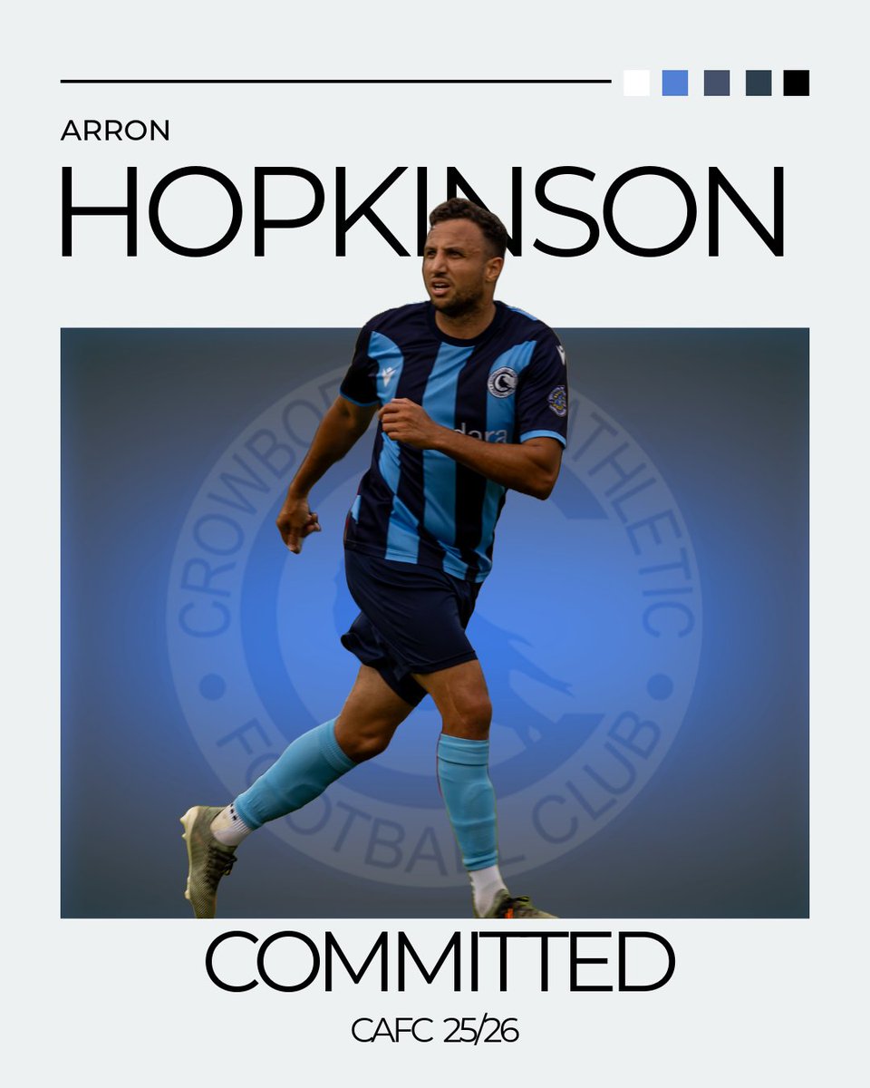 Before we roll out our “pen to paper” posts, we’ve got a couple more commitments…

A natural leader, Arron sets high standards &amp; brings a calm authority on and off the pitch. His presence, experience, &amp; professionalism will be invaluable for the season ahead

Let’s go, Hoppo!