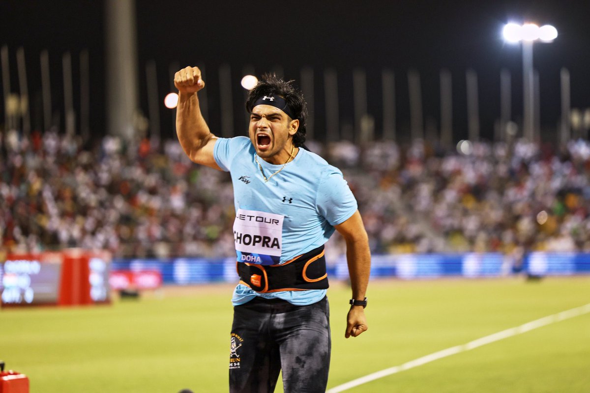 चेक गणराज्य में आयोजित ओस्ट्रावा गोल्डन स्पाइक में भारतीय भाला फेंक खिलाड़ी नीरज चोपड़ा को 85.29 मीटर का सर्वश्रेष्ठ भाला फेंक कर स्वर्ण पदक जीतने पर हार्दिक बधाई एव शुभकामनाएं।

भारत को आप पर गर्व है! <a href="/Neeraj_chopra1/">Neeraj Chopra</a> 

#Javelin #KreedaBharati