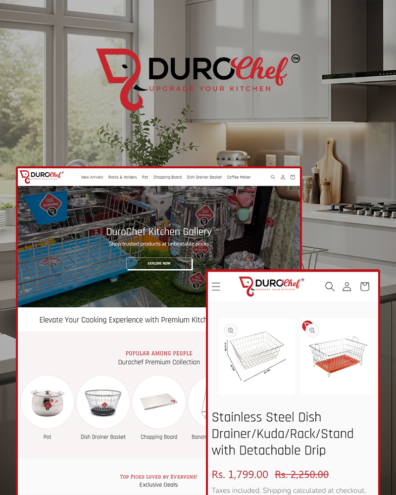ptiwebtech's tweet image. Another project goes live! – DuroChef! 
Check out the live site 👉 durochef.com

#ptiwebtech #durochef #websitelaunch #webdevelopment #uiuxdesign #digitalexperience #teamwork #kitchentech #shopifydevelopment #ecommercestore #proudmoment #TeamWorkMakesTheDreamWork