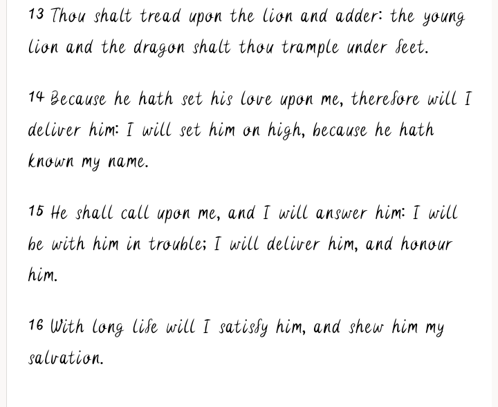 tope_akan's tweet photo. Psalm 91:13-16💓 https://t.co/vr4ytyeLn4