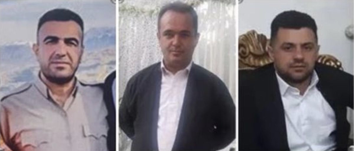 RojhelatInfo_En's tweet image. Three Kurdish prisoners were executed on charges of ‘espionage for Israel’ after months of torture and an unfair trial
Edris Ali and Azad Shojaei from Sardasht and Rasoul Ahmad Mohammad from Sulaymaniyah, were executed in Urmia prison
rojhelat.info/en/11867