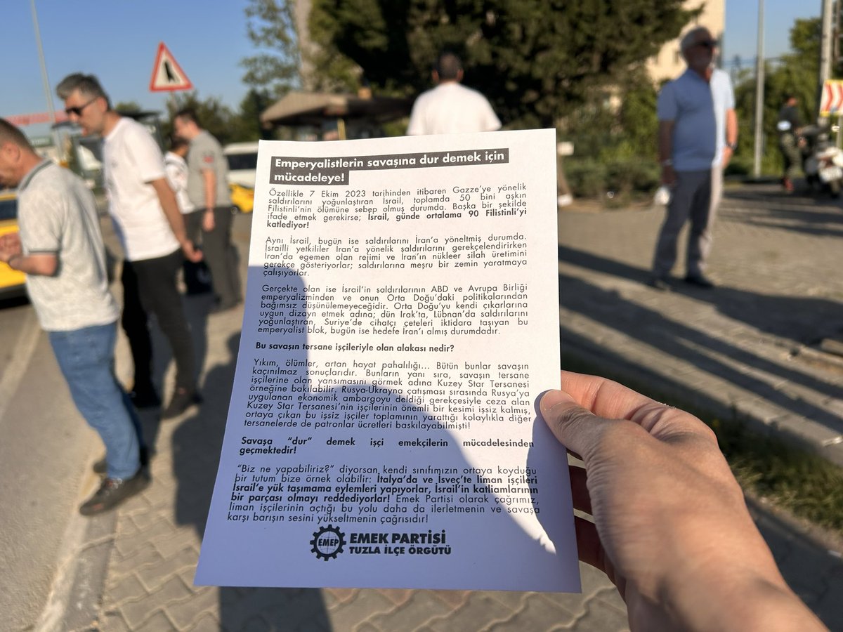 Emperyalistlerin savaşına dur demek için mücadeleye!