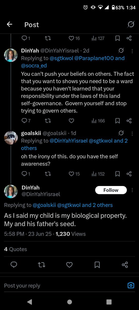 RPfuturist215's tweet photo. Black of course.
It's the status quo that black children, esp. males, are treated like slaves by their mothers. Indoctrinated just like them too.
#ibmor #sysbm #mgtow #redpill #circumcision #mgm https://t.co/vzjqymbhzA