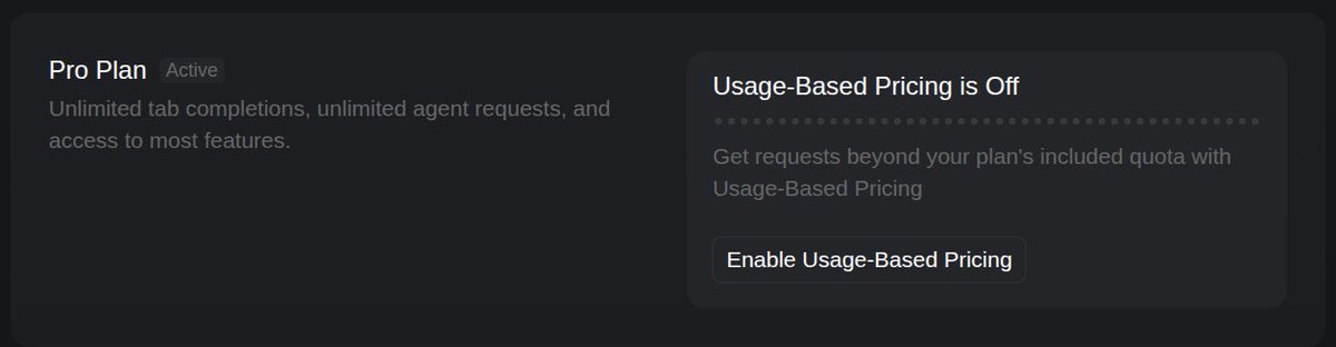 I'm no longer seeing the 500 request cap on my Cursor account. I'm guessing that this is because Cursor is starting to see a lot of competition, and they're heavily subsidizing agent requests. There's never been a more fun time to code. I'm literally abusing it!