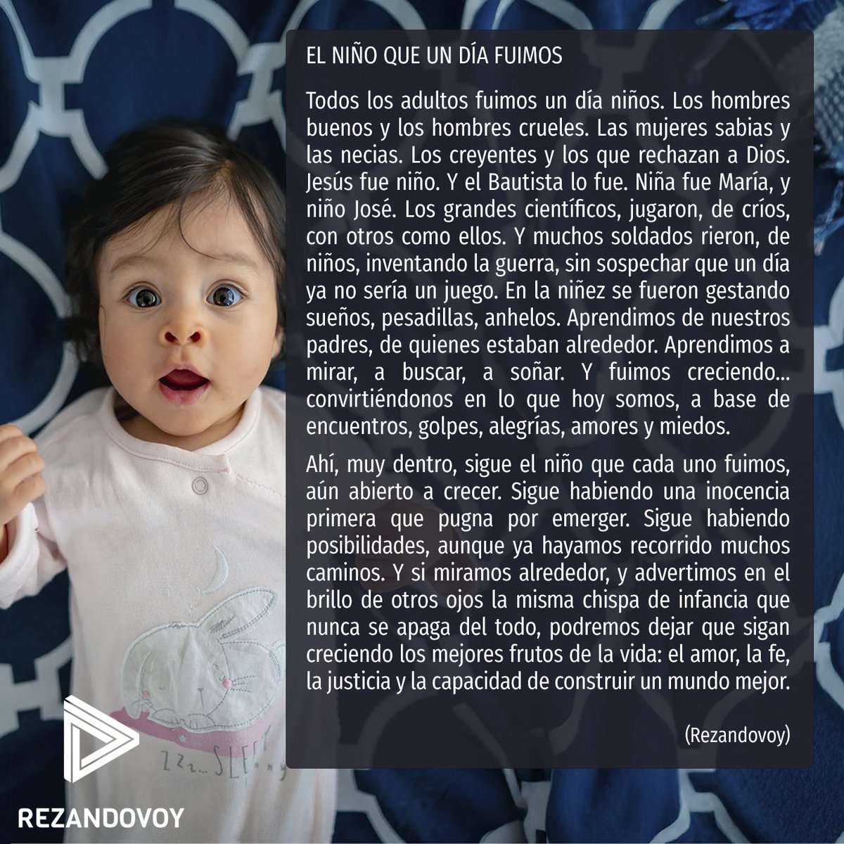 rezandovoy's tweet photo. El niño que sigue ahí dentro. https://t.co/CLC4XGcV7Z