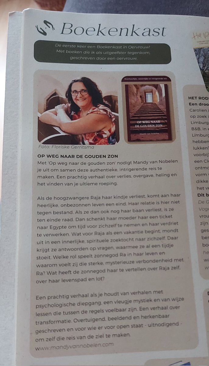 In Oervrouw magazine