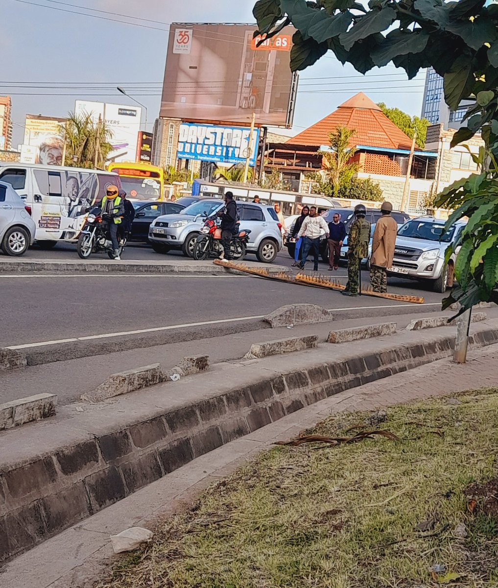 GOVERNOR~KAHUHO🇰🇪 (@governorkahuho1) on Twitter photo <a href="/esther_thathi/">Esther Thathi (Rastagal)</a> <a href="/Classic105Kenya/">Classic 105 Kenya</a> <a href="/ItsMainaKageni/">Maina Kageni</a> Ng'ong road at city Mortuary blockade. No entry of vehicles into the cbd.
Walking it is!
#MainaAndKingangi <a href="/esther_thathi/">Esther Thathi (Rastagal)</a> <a href="/Classic105Kenya/">Classic 105 Kenya</a> <a href="/ItsMainaKageni/">Maina Kageni</a> Ng'ong road at city Mortuary blockade. No entry of vehicles into the cbd.
Walking it is!
#MainaAndKingangi