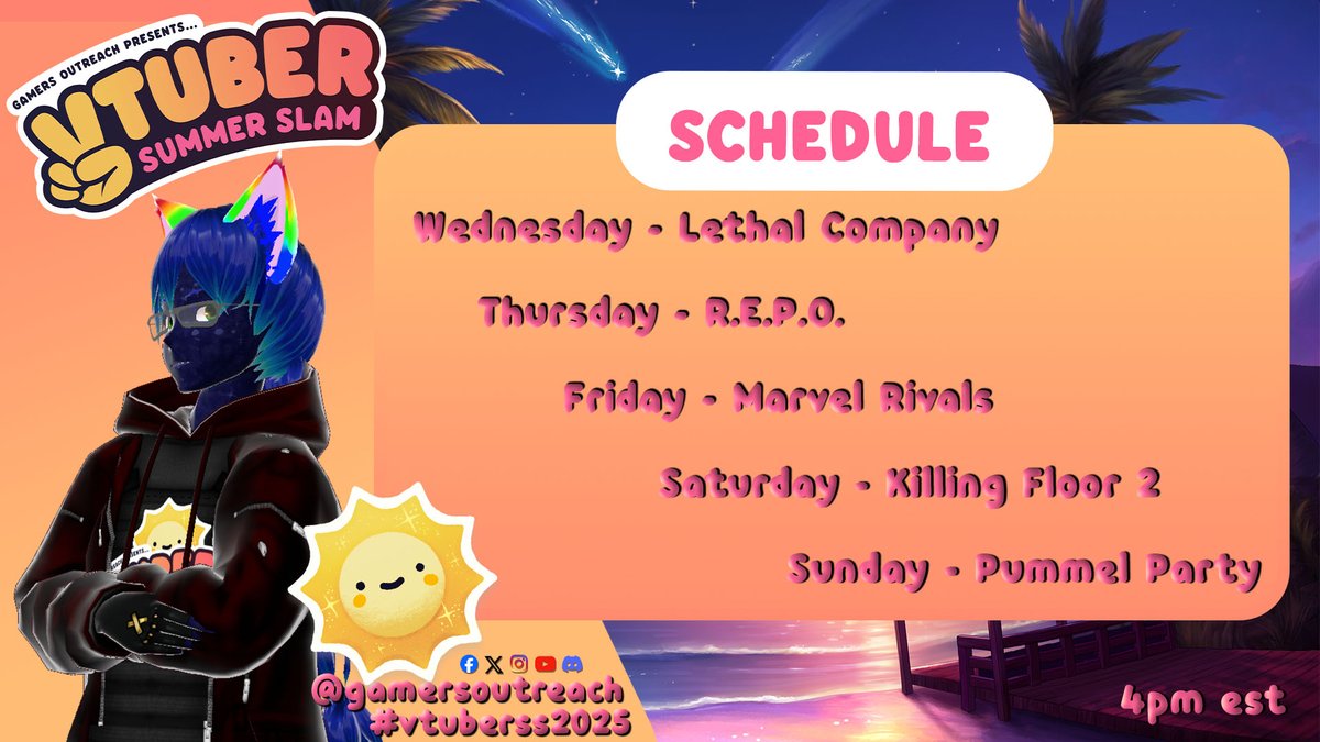 Redflawlessmoon's tweet photo. Running a Bit behind, but here we go #VTuberSS2025 @GamersOutreach 

#ENVtuber Hope to see you there! https://t.co/g3mqvofvS1