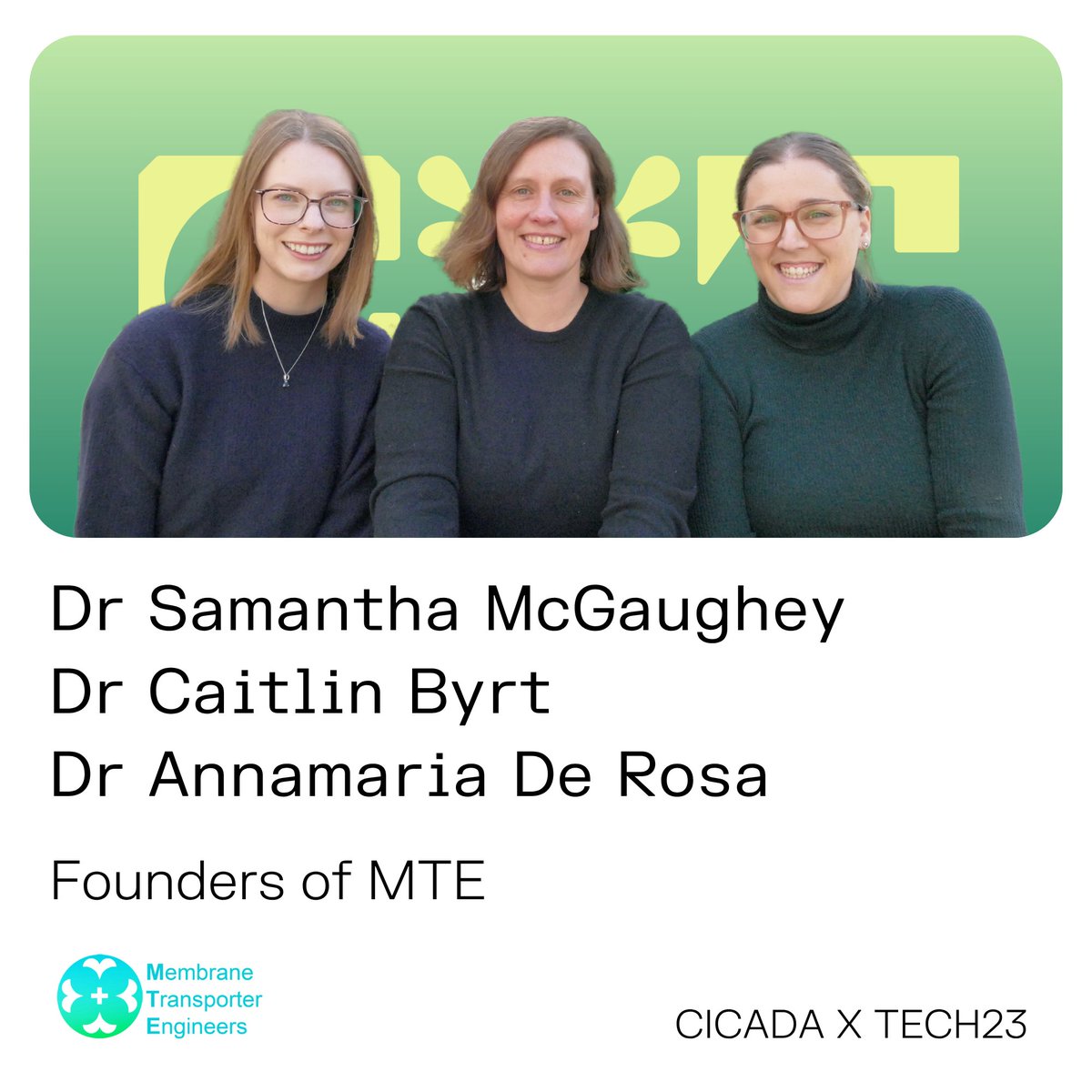 Caitlin Byrt (@botanicgeek) on Twitter photo Membrane Transporter Engineers (MTE) are excited to share that we are one of the 2025 Tech23 Teams joining Cicada x Tech23, Australia's biggest deep tech celebration of radical tech innovation! <a href="/CicadaInnov/">Cicada Innovations</a>
Tickets available now, until sold out, via: events.humanitix.com/cicada-x-tech2… Membrane Transporter Engineers (MTE) are excited to share that we are one of the 2025 Tech23 Teams joining Cicada x Tech23, Australia's biggest deep tech celebration of radical tech innovation! <a href="/CicadaInnov/">Cicada Innovations</a>
Tickets available now, until sold out, via: events.humanitix.com/cicada-x-tech2…