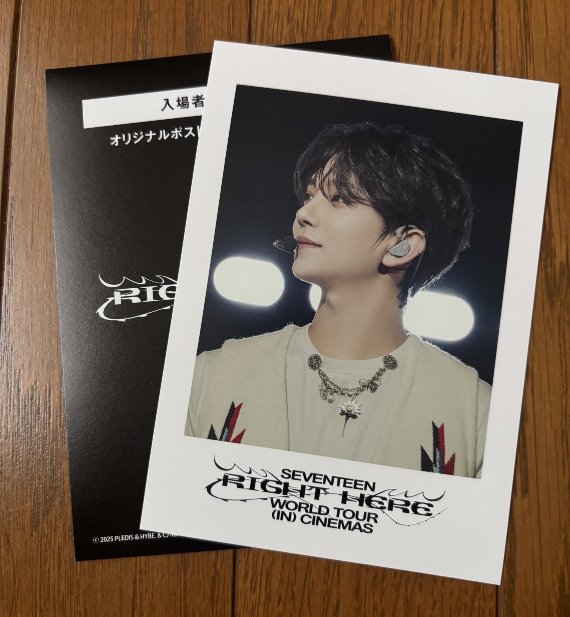 2025年最新海外 SEVENTEEN RIGHT HERE 韓国 映画 特典 ポスター エスクプス アイドル