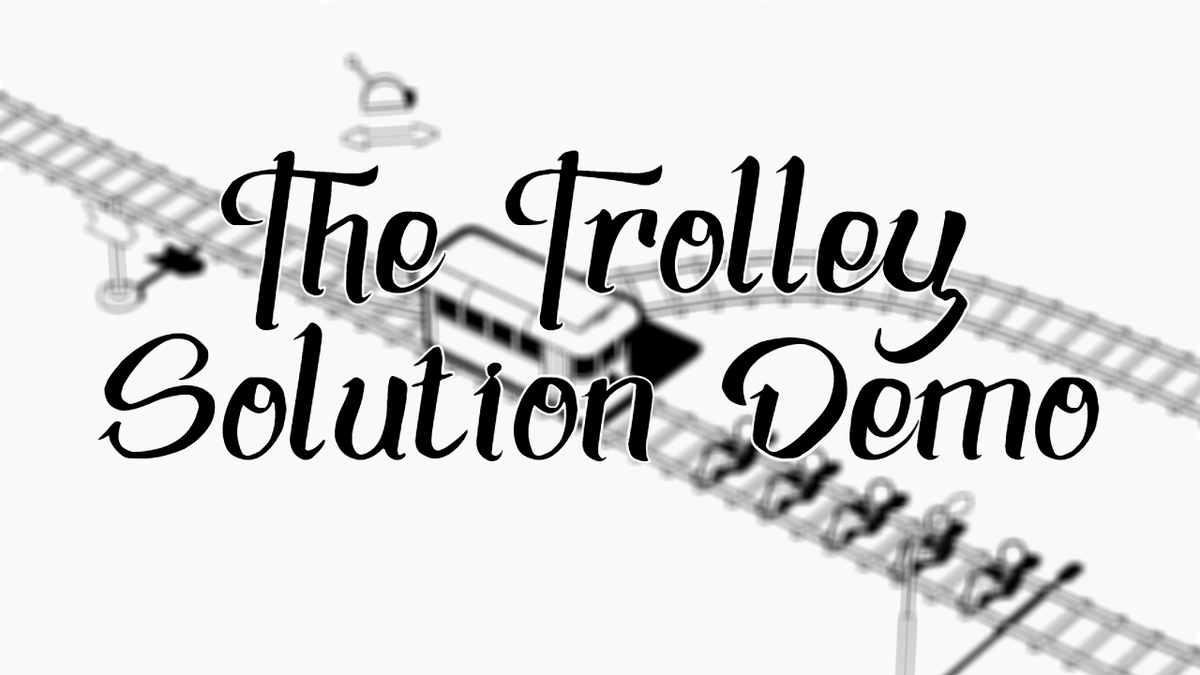That1MuteFrog's tweet photo. That1MuteFrog has to make terrible choices in The Trolley Solution Demo.

https://t.co/97KdjWwc8J https://t.co/2D7Agi312A