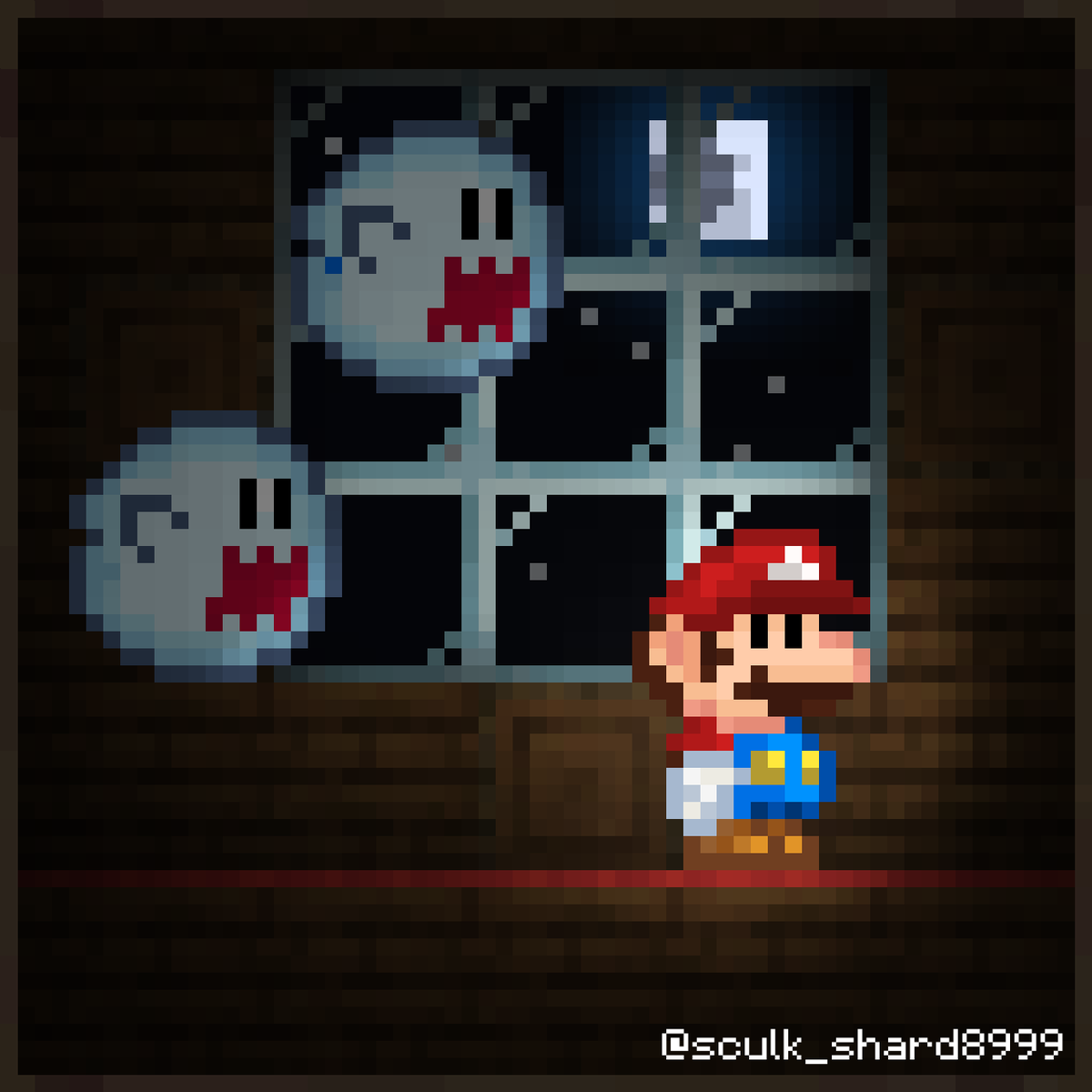 sculk_shard8999's tweet image. The boo-dland mansion xd
#Minecraft #Blockbench #pix