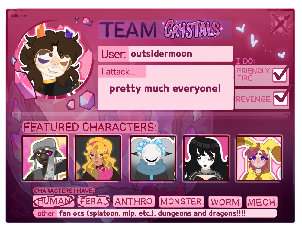 outsider_moon's tweet image. .....artfight...i dropped my jrwi riptide ocs on there too........ #artfight2025