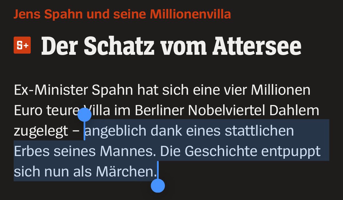 janoschdahmen's tweet photo. Spahns Umfeld ließ in der Vergangenheit wiederholt Unwahrheiten in Umlauf bringen – etwa über eine angebliche Millionen-Erbschaft, die laut SPIEGEL-Recherche nie existiert hat. 

Wie können wir eigentlich sicher sein, dass er heute die Wahrheit sagt? https://t.co/CVU9w4eb8J