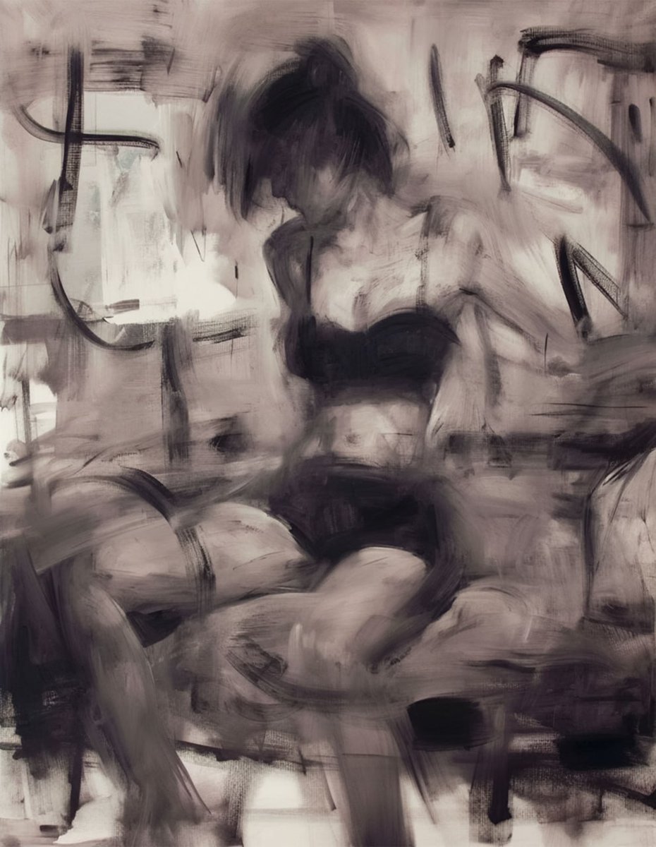 Gm! 
Dropped a new 1/1 on <a href="/objktcom/">objkt.com</a> 

"The Half-Tones of Her Morning"
This morning needs no words. It holds more feeling than motion - as if the whole world is on pause while she searches for herself between shadows &amp; light. Everything is fragile, everything feels unreal.

40 tez