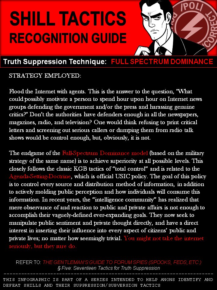 Methodios007's tweet image. They don’t just control the media—they flood every corner of the internet too. Forum spies use psychological ops to dominate the narrative, suppress dissent, and shape how you think. It’s not paranoia if it’s policy.
#FullSpectrumDominance #InfoOps #PerceptionManagement
