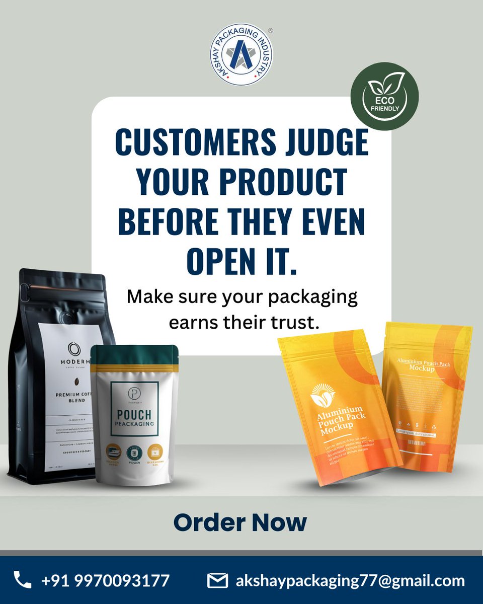 AkshayIndustry's tweet photo. Let’s design packaging that speaks for your brand.

📞 +91 9970093177 
📧 akshaypackaging77@gmail.com

#packagingdesign #branding #custompackaging https://t.co/AmYD8N0TVt