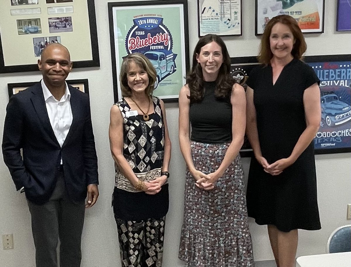 RYHT_ETexas's tweet image. SO proud to show @RYHTexas Ex Dir @RoadTripLibby & CoS @_CharlesGaines the beauty of East Tx and the dedication of its people to ensuring the rural voice is heard. Thank you Kelly Augustine of the Nacogdoches Chamber & Nancy Windham for extending your hospitality!