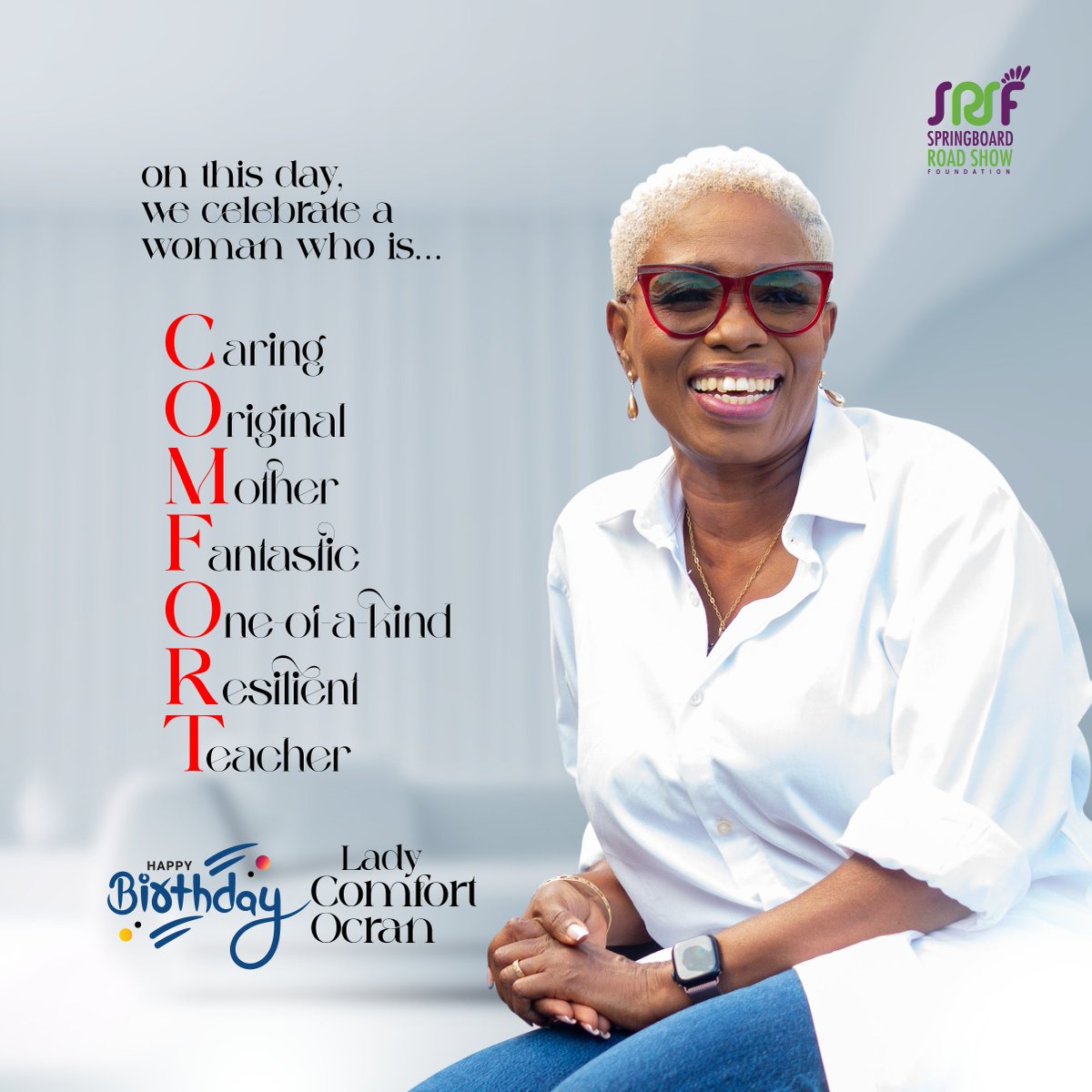 GhanaGrows's tweet image. On this day, God blessed the world with a gift that keeps giving, Comfort Ocran. All of us at #TeamSpringboard wish you a happy, happy birthday. We pray that the Lord will take you to a place of rich fulfilment. Remain blessed and evergreen.