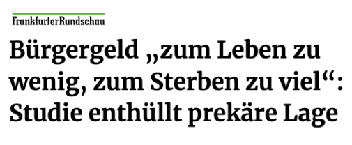 Bürgergeld bedeutet täglicher Verzicht, psychische Belastung &amp; finanzielle Unsicherheit. 

Unsere Befragung unter 1.014 Bürgergeldbeziehenden offenbart ein Bild vom täglichen Überlebenskampf. Ein Thread.🧵