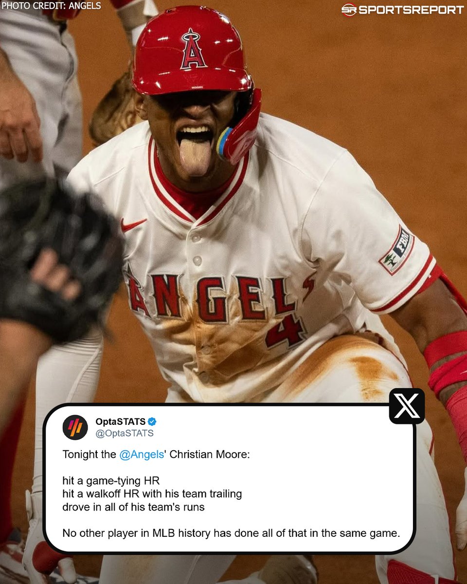 SRVols's tweet image. Christian Moore makes MLB history! 💥