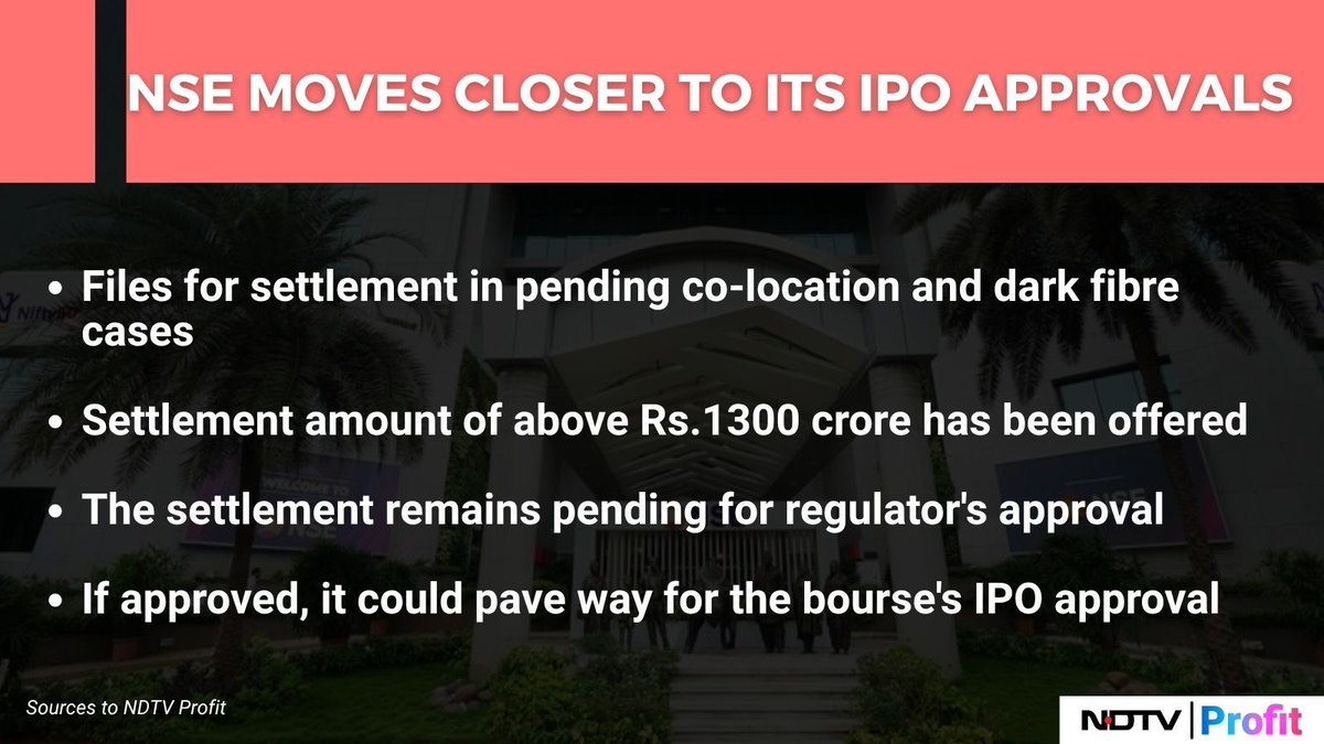 Harshitha_888's tweet photo. #NSE moves closer to its IPO approvals.

DM me for shares https://t.co/FNB9nLWeAD

 #UnlistedShares #StockMarket #Investing #Polymatech #OYO #MSEI #StockMarketUpdate #StockMarketIndia #IPO #Investments #CDSL #SME #SEBI https://t.co/RoKCPI9CRz